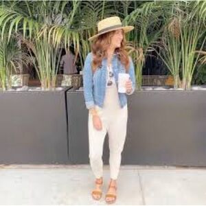 Jillian Harris x Smash and Tess Henley Romper Medium